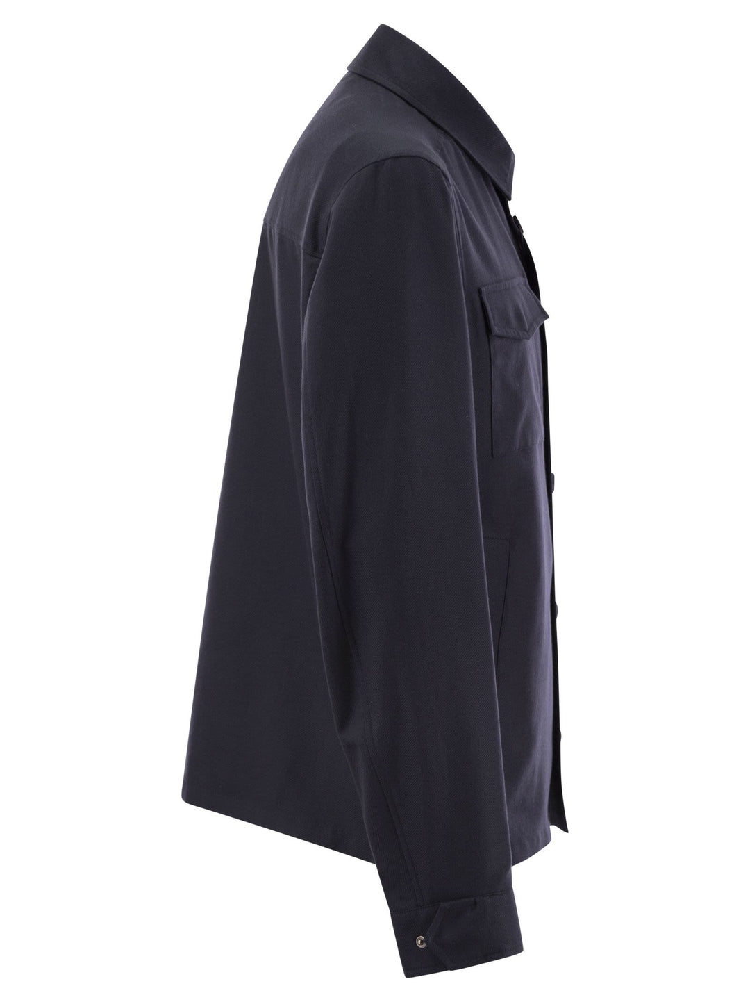 Herno Men Rain Cotton Cashmere Shirt