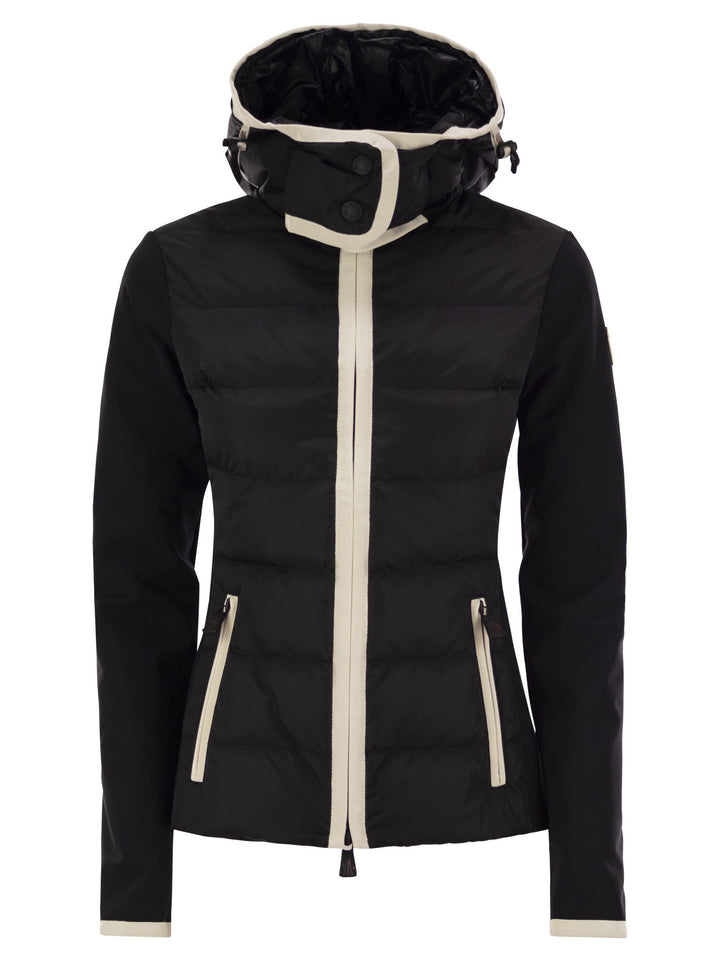 Moncler Grenoble Women Padded Sweatshirt With Hood And Zip