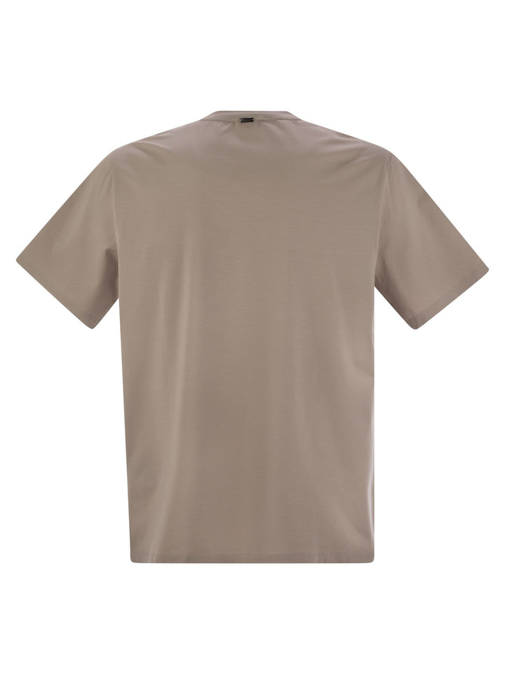 Herno Men Stretch Cotton T-Shirt