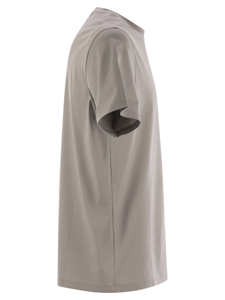 Herno Men Stretch Cotton T-Shirt