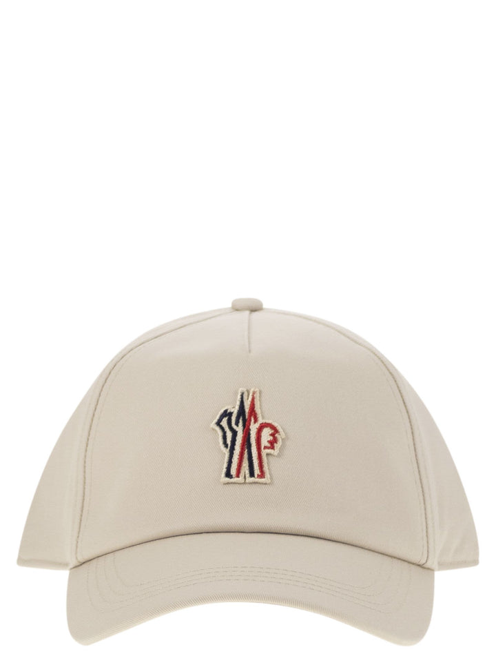 Moncler Grenoble Men Cotton Gabardine Baseball Cap