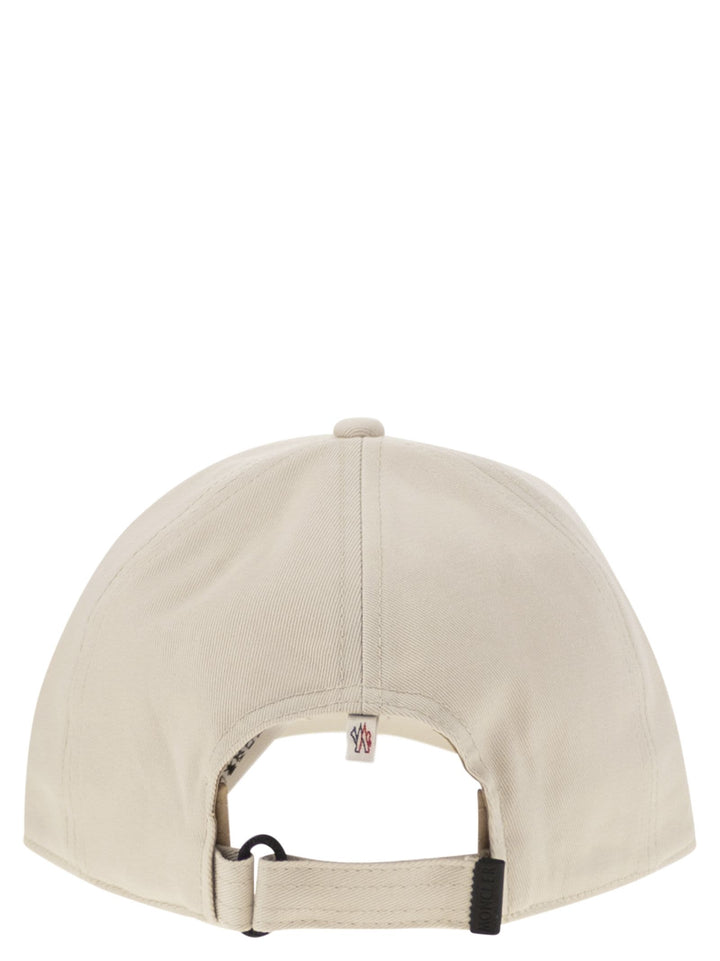 Moncler Grenoble Men Cotton Gabardine Baseball Cap
