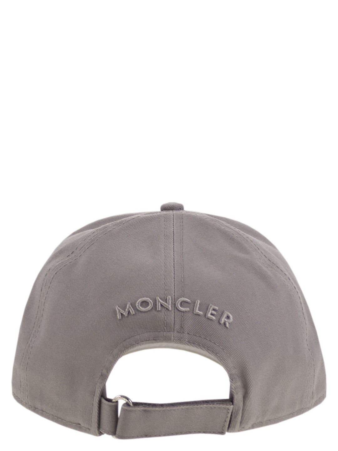 Moncler Men Cotton Gabardine Baseball Cap