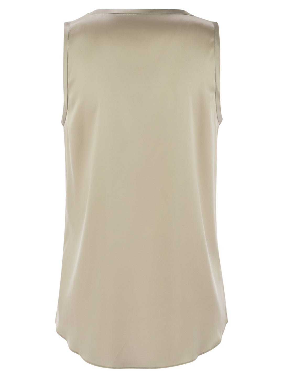 Brunello Cucinelli Women Stretch Silk Satin Top