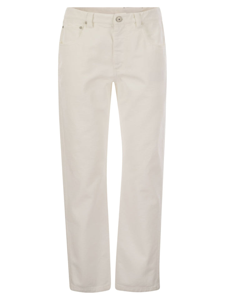 Brunello Cucinelli Women Cotton 5-Pocket Trousers
