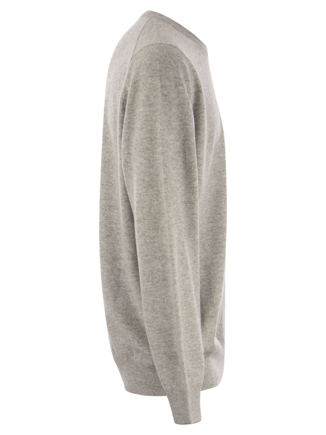 Brunello Cucinelli Men Pure Cashmere Crew-Neck Sweater