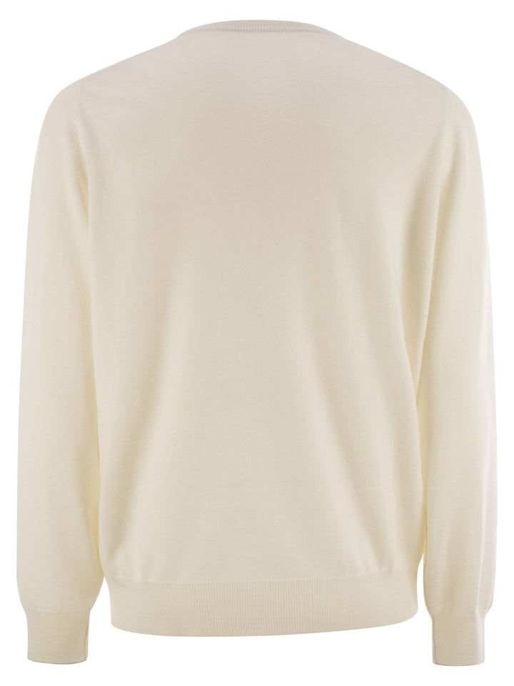 Brunello Cucinelli Men Pure Cashmere Crew-Neck Sweater
