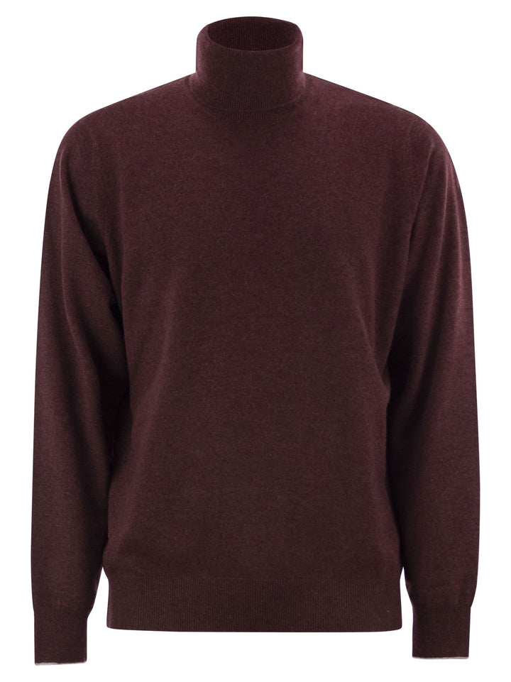 Brunello Cucinelli Men Cashmere Turtleneck Sweater