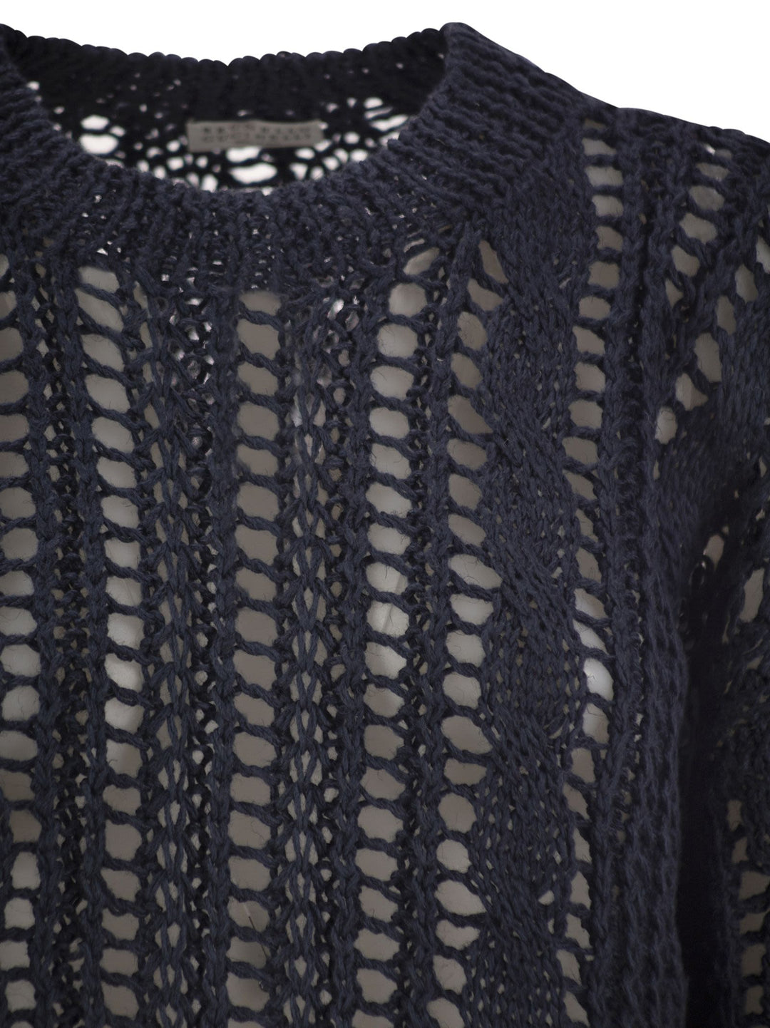 Brunello Cucinelli Women Cable & Mesh Jute And Cotton Jersey