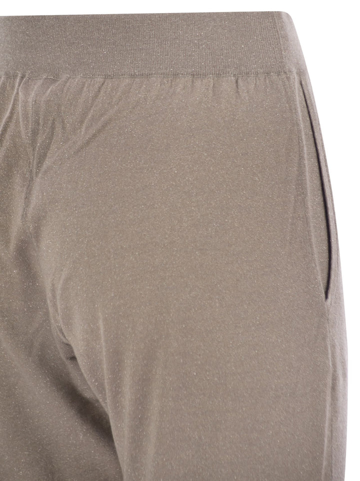 Brunello Cucinelli Women Sparkling Lightweight Cashmere And Silk Trousers