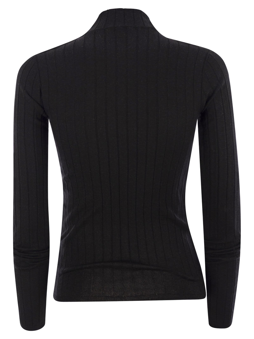 Brunello Cucinelli Women Lightweight Cashmere And Silk Broad Rib Sweater