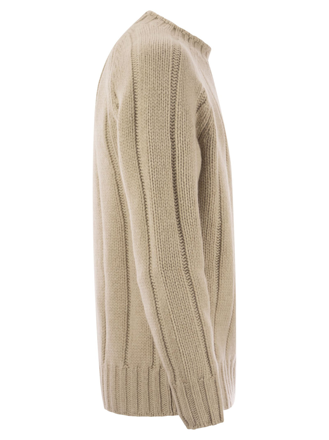 Brunello Cucinelli Men Flat-Ribbed Cashmere Sweater