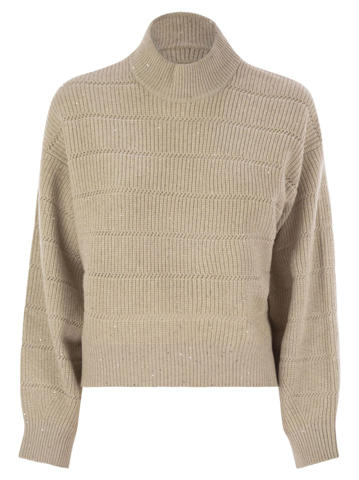 Brunello Cucinelli Women Cashmere And Wool Turtleneck Sweater