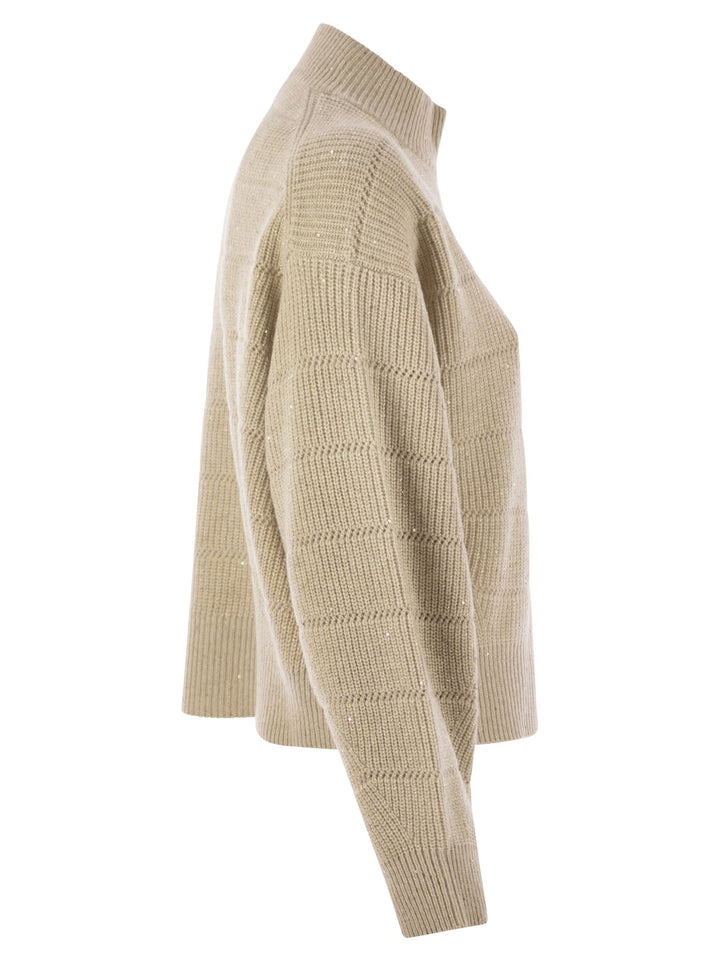 Brunello Cucinelli Women Cashmere And Wool Turtleneck Sweater