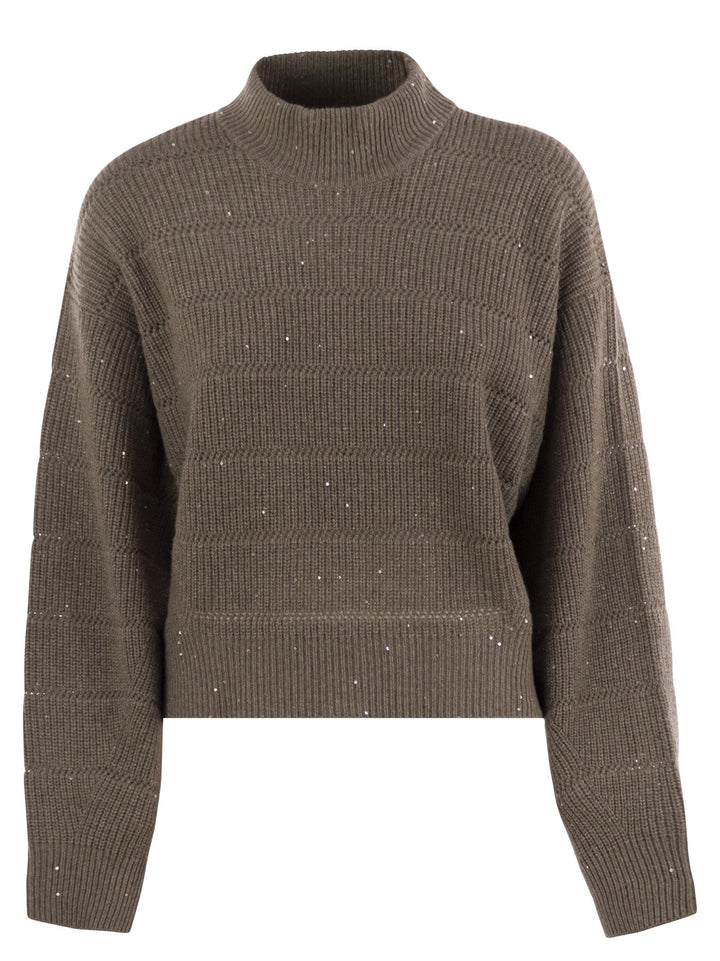 Brunello Cucinelli Women Cashmere And Wool Turtleneck Sweater