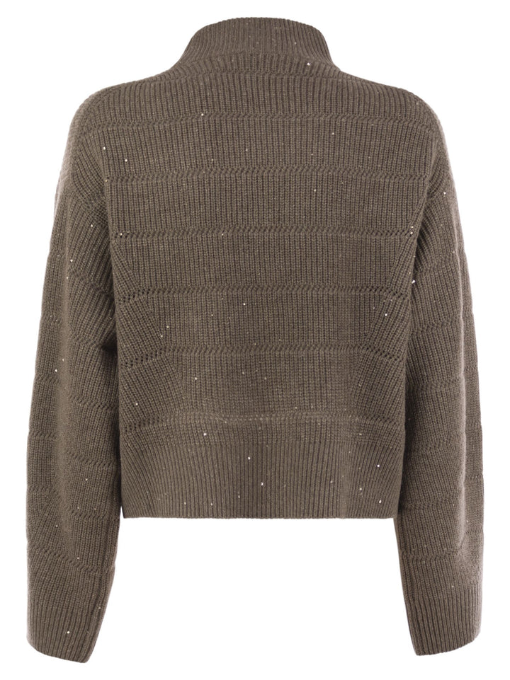 Brunello Cucinelli Women Cashmere And Wool Turtleneck Sweater