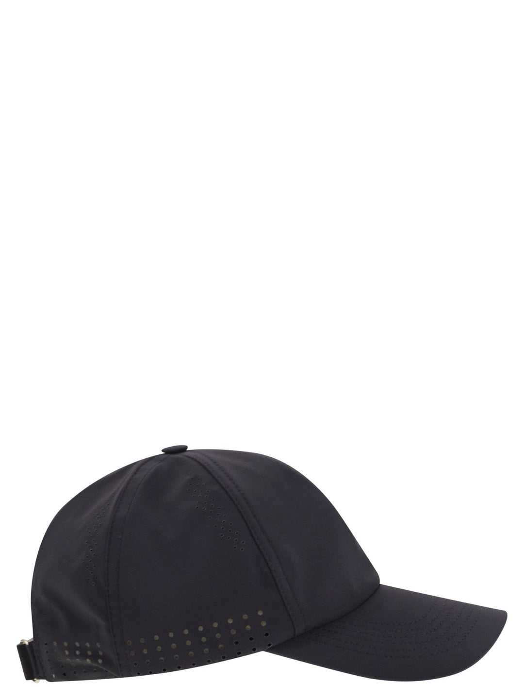 Brunello Cucinelli Men Baseball Cap In Tech Fabric With Logo