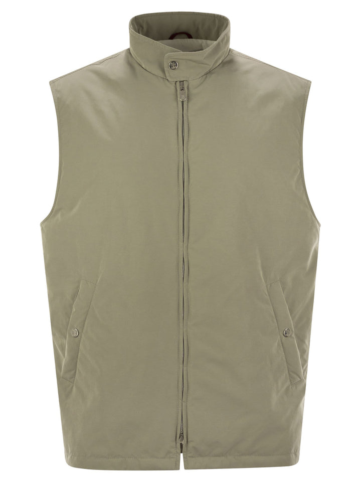 Brunello Cucinelli Men Water-Repellent Microfibre Waistcoat With Thermore® Padding