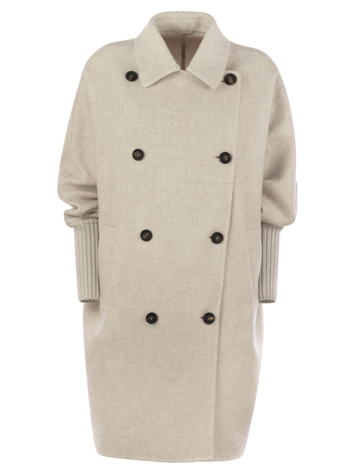 Brunello Cucinelli Women Double Knit Coat