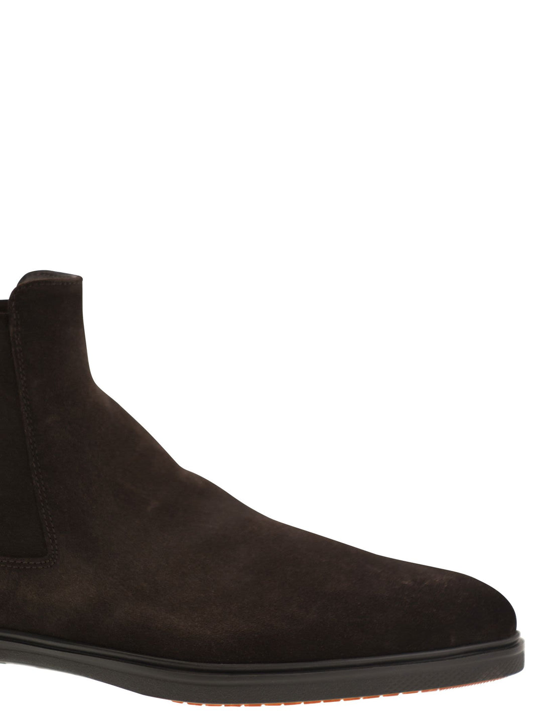 Santoni Men Easy Suede Ankle Boot