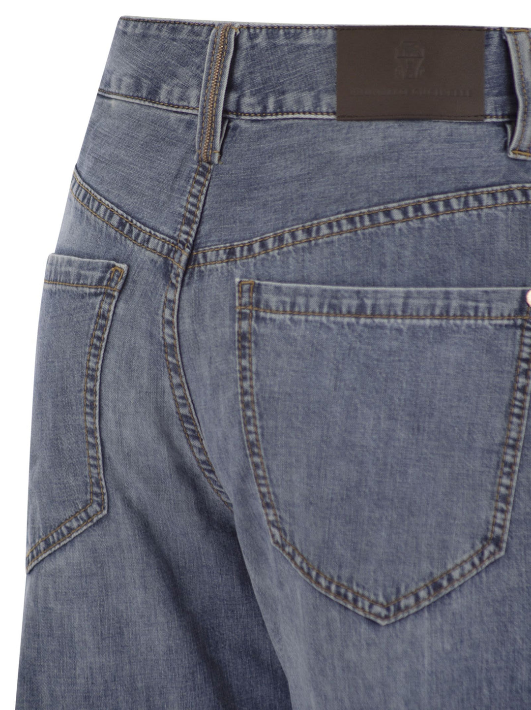 Brunello Cucinelli Women Contemporary Loose Trousers In Lightweight Denim