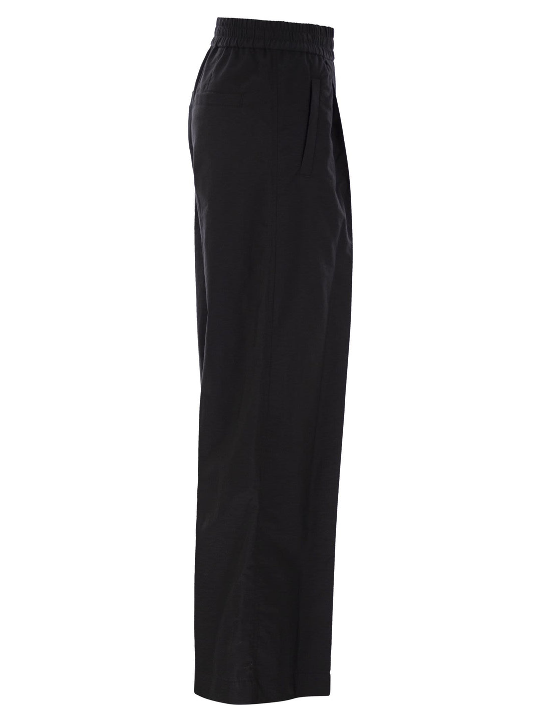 Brunello Cucinelli Women Loose Fit Cotton Trousers