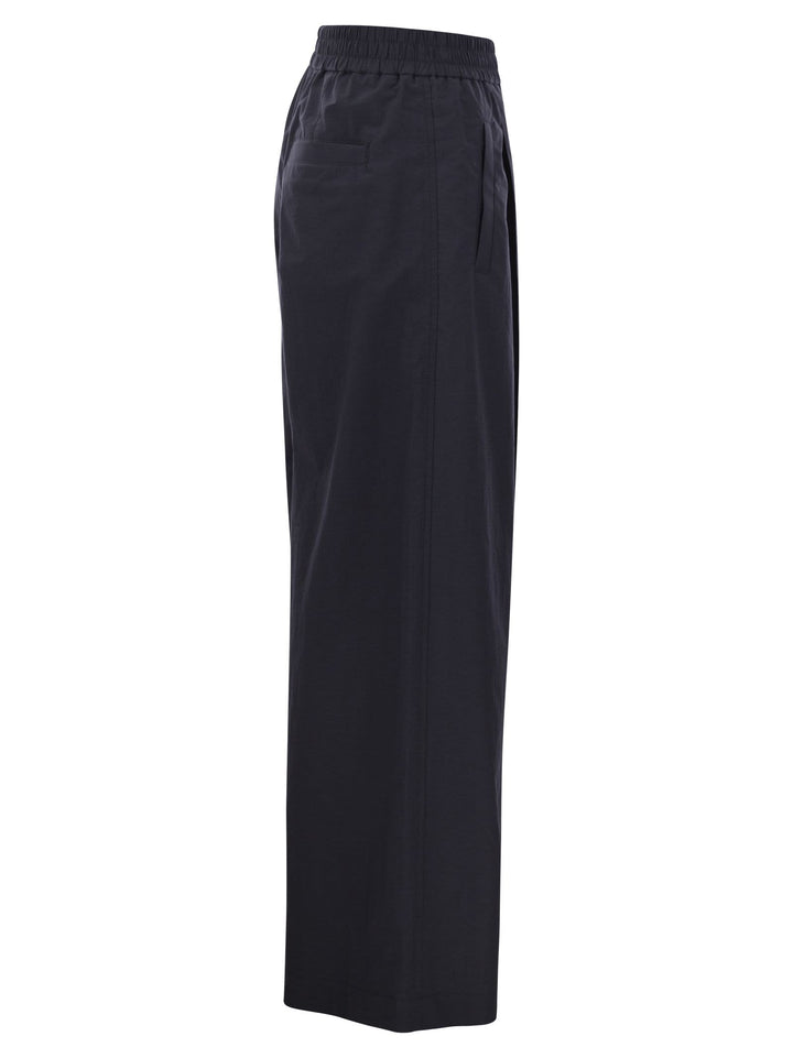Brunello Cucinelli Women Relaxed Light Cotton Trousers