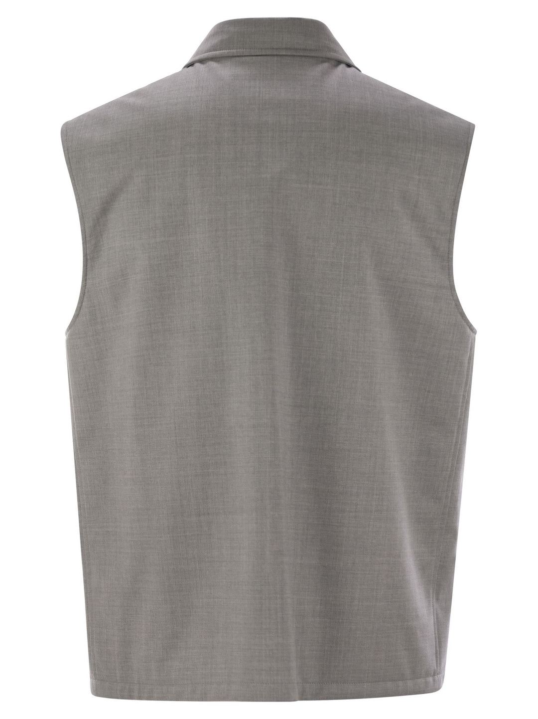 Brunello Cucinelli Men Sleeveless Jacket In Virgin Wool