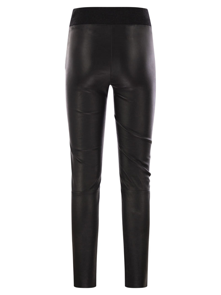 Brunello Cucinelli Women Stretch Nappa Leggings
