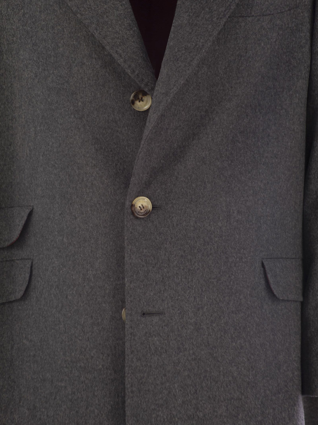 Brunello Cucinelli Men Wool And Cashmere Coat