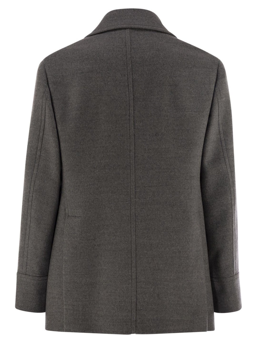 Brunello Cucinelli Men One-And-A-Half-Breasted Wool Coat