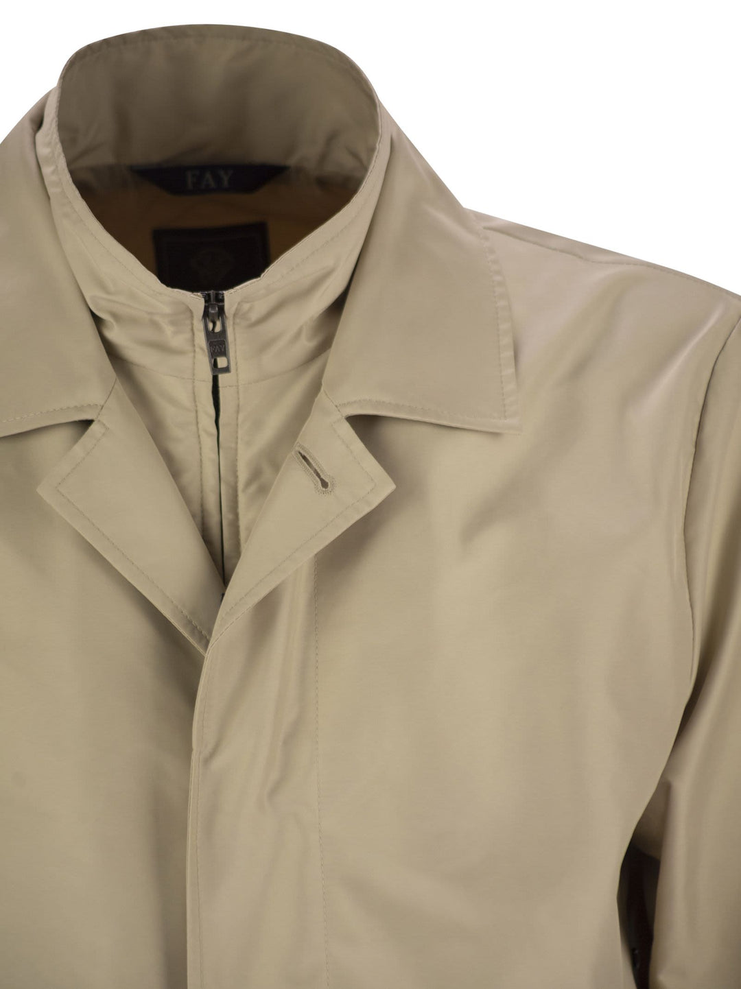 Fay Men Morning Coat In Technical Cotton
