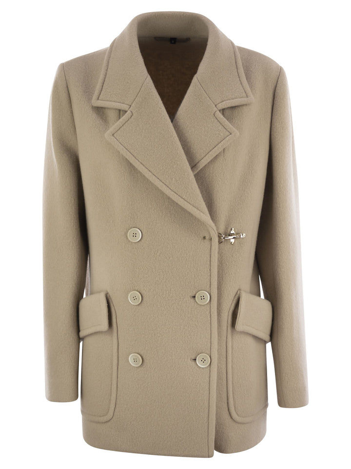 Fay Women Wool And Cashmere Peacoat