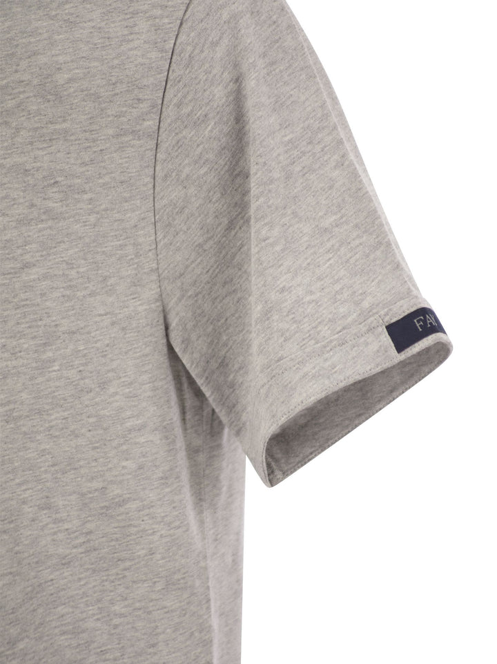 Fay Men Cotton T-Shirt