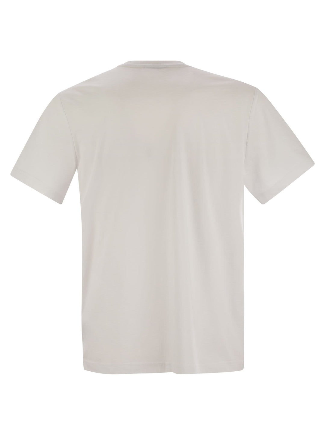 Fay Men Cotton T-Shirt With Pocket