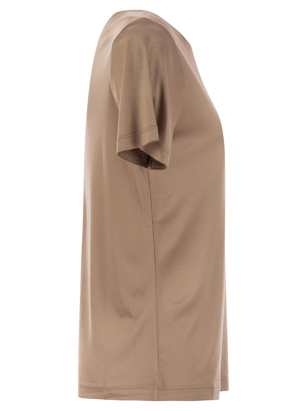 Fay Women Jersey T-Shirt With Boat Neckline