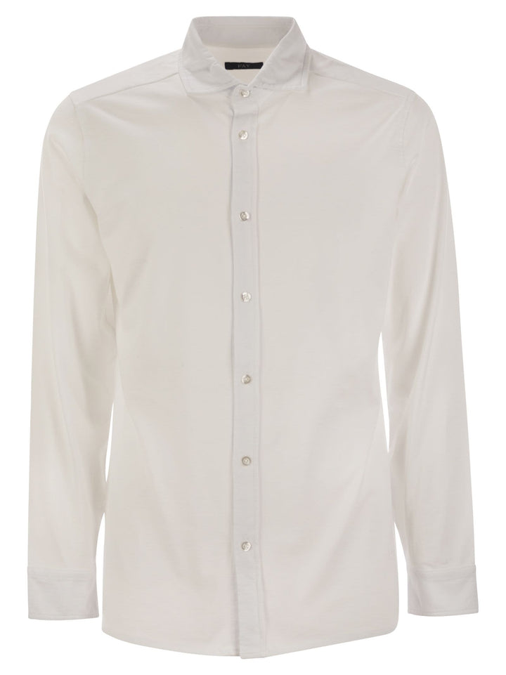 Fay Men Cotton Jersey Shirt