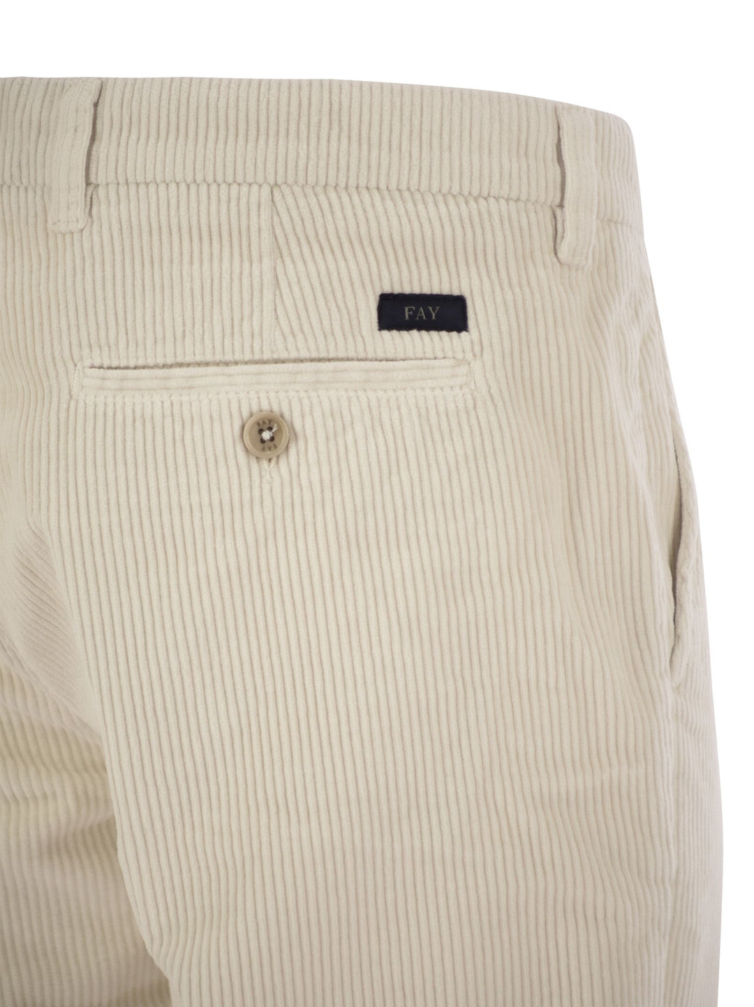 Fay Men Slim Corduroy Trousers