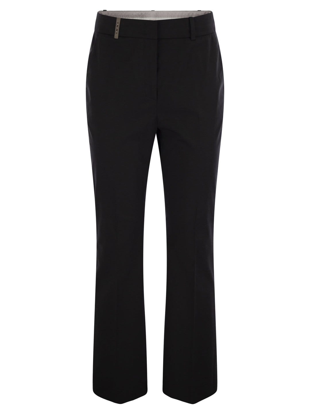 Peserico Women Stretch Cotton Trousers