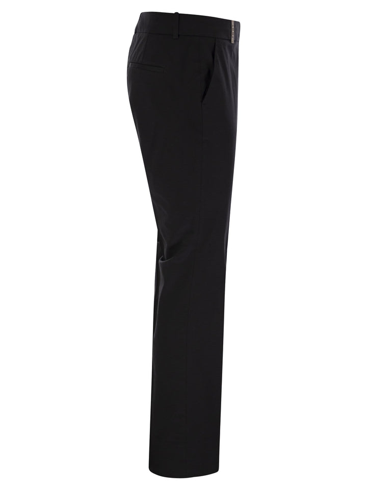 Peserico Women Stretch Cotton Trousers