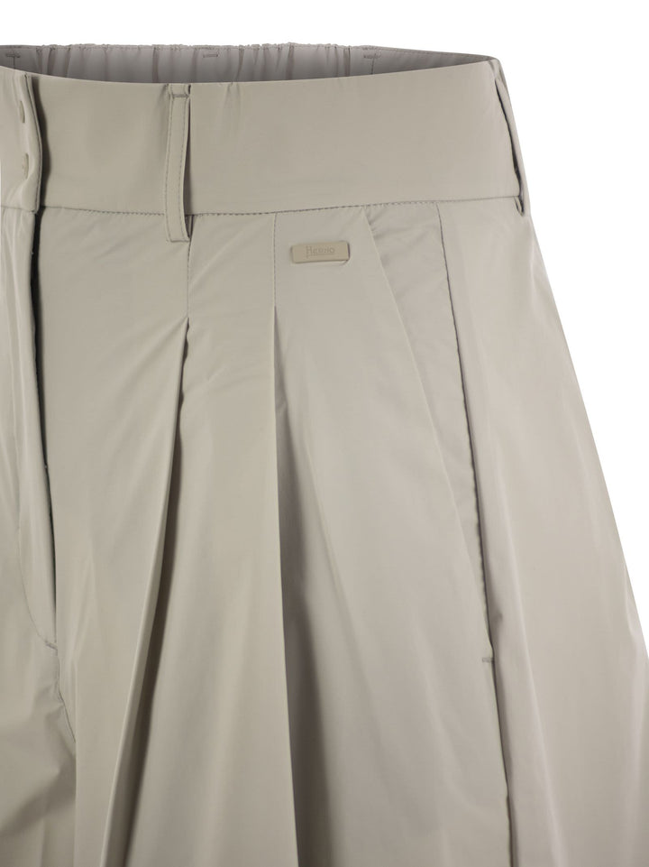 Herno Women Stretch Nylon Shorts