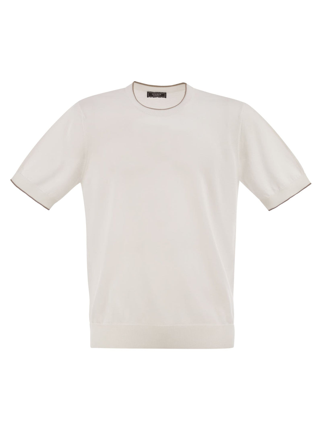 Peserico Men T-Shirt In Pure Cotton Yarn