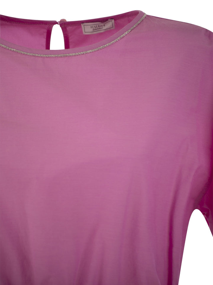 Peserico Women Cotton-Blend Dress With Light Stitch