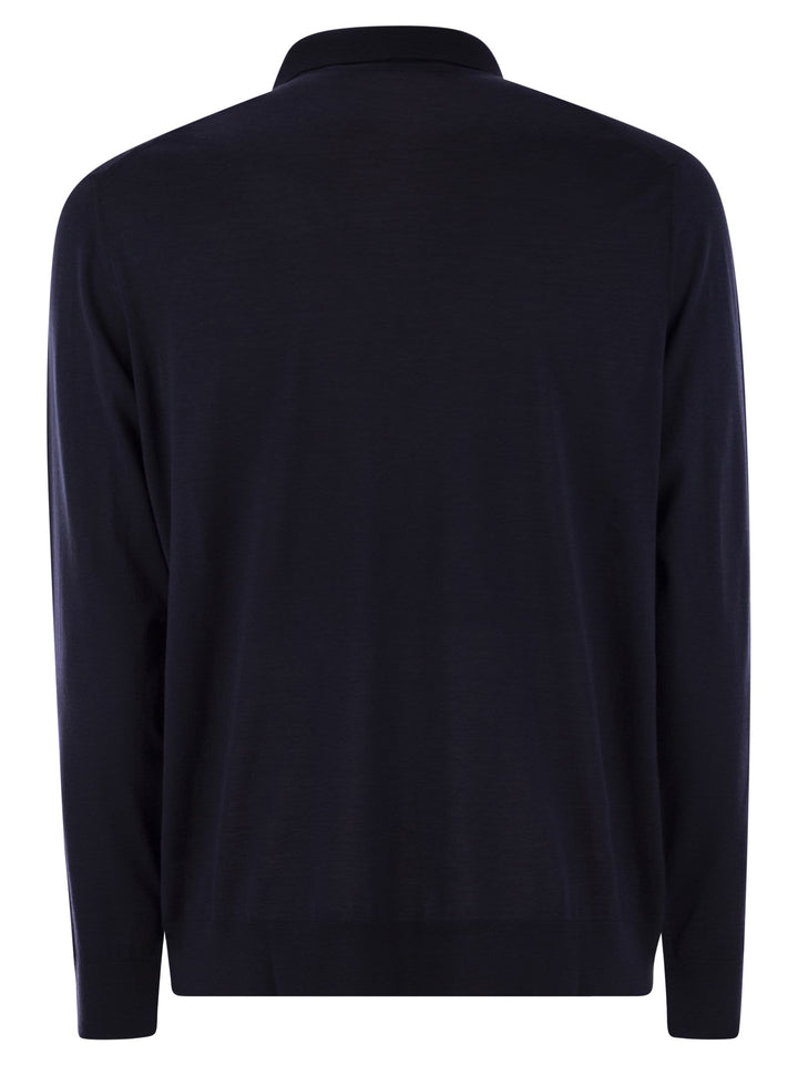 Kiton Men Wool Polo Shirt