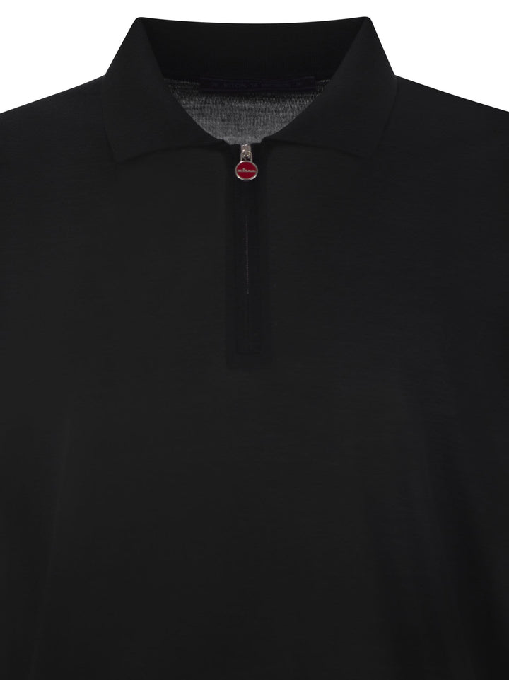 Kiton Men Wool Polo Shirt