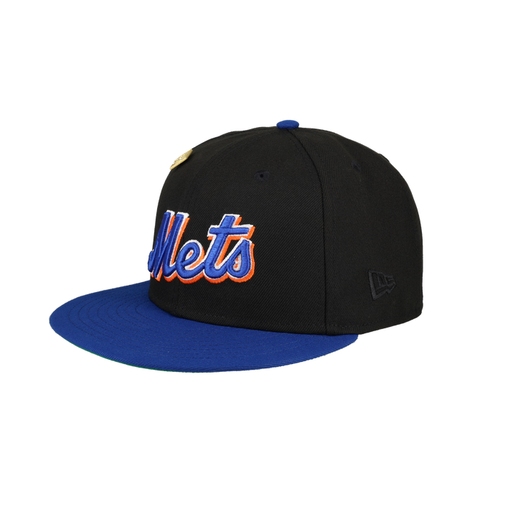 New York Mets 25th Anniversary Side Patch New Era 59Fifty Fitted Hat