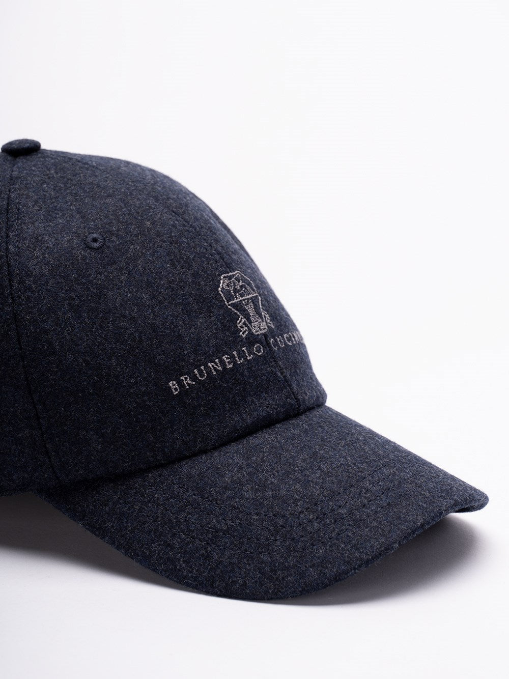 Brunello Cucinelli Men Baseball Cap With Embroidery
