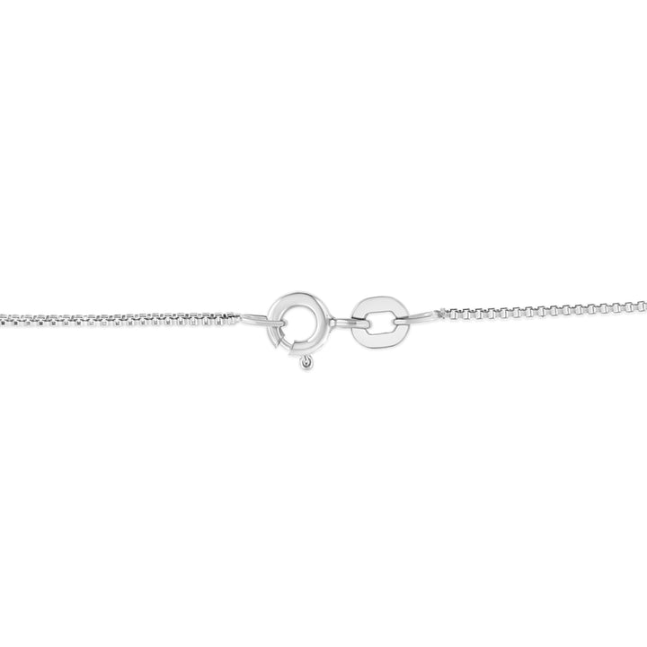 .925 Sterling Silver 1/2 Cttw Prong Set Treated Green Diamond Floral Cluster 18" Pendant Necklace (Green Color, I1-I2 Clarity)