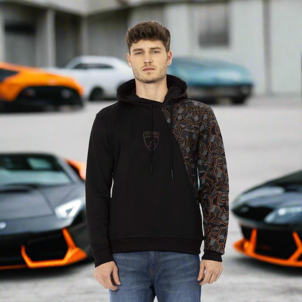 Automobili Lamborghini black & grey Sweatshirts