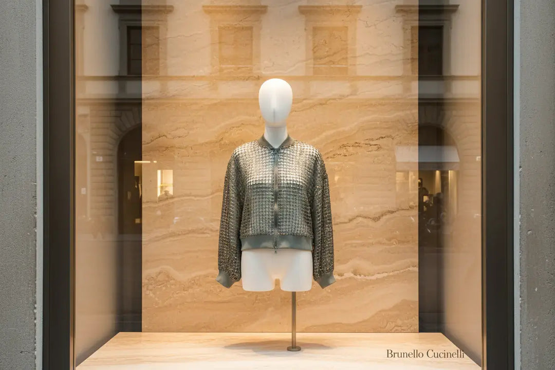 Bicolor silk bomber jacket